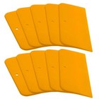 6" Body Filler Spreaders for Automotive Body Fillers, Putties, Glazes - 10 Pack
