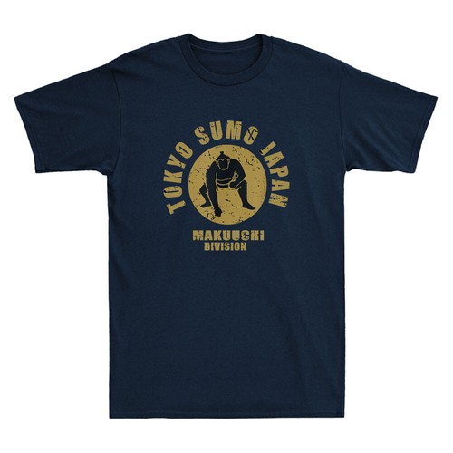 Sumo Wrestling Japan Tokyo Makuuchi Division Funny Japanese Wrestle Men T-Shirt - Picture 5 of 8