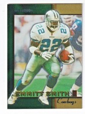 Emmitt Smith 1996 Scoreboard NFL Lazer Card # 40 Cowboys