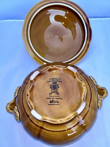 Luneville France Louis XV Honey Covered Serving Vegetable Dish Fall Honey Brown - Bild 5 von 9