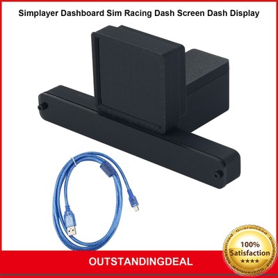 Simplayer Dashboard Sim Racing Dash Screen Simulator for Fanatec Steering Wheel
