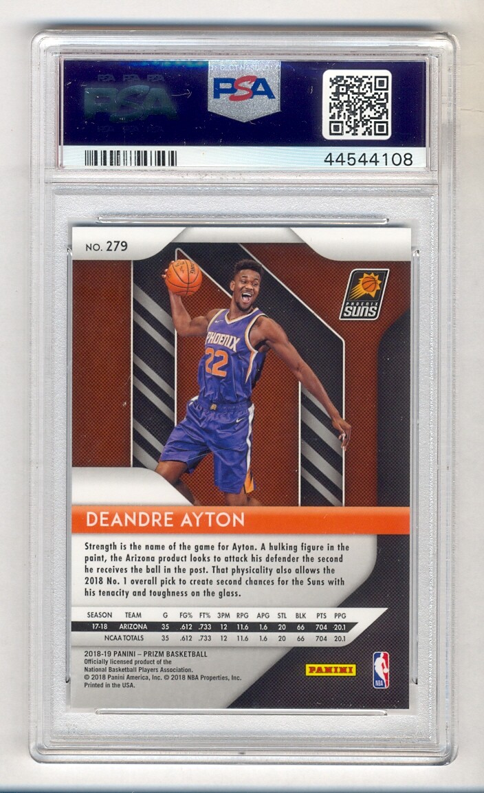 その他 2018 Panini Prizm Deandre ayton Psa10! PSA GRADED MINT RC JERSEY PATCH 2018-19 Prizm Sensational Swatches