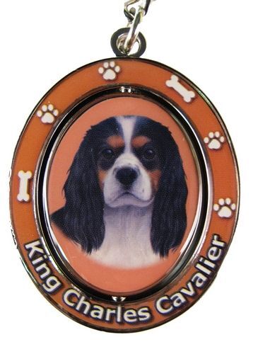 Double sided spinning Dog keychain- various dog breeds Labrador, Dachshund etc - Picture 24 of 50