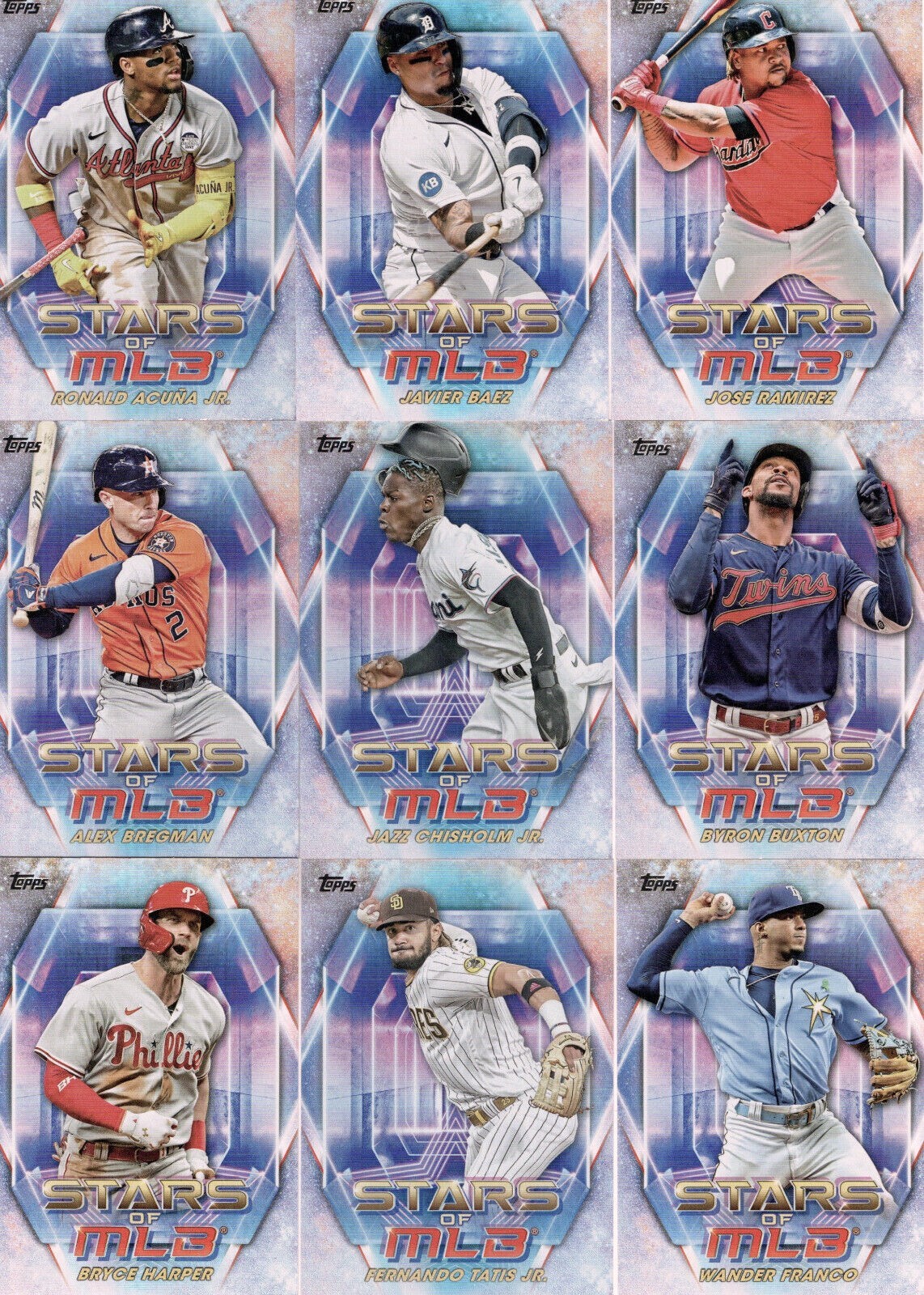 (RESTOCKED) 2023 Topps Baseball Series 1 Stars of MLB Inserts Choose/Pick Yours - Picture 10 of 10