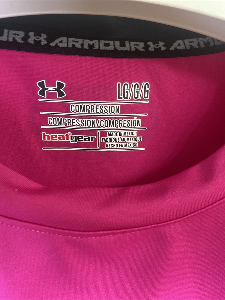 Under armour clearance pink compression