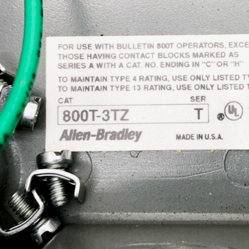 Neu Allen-Bradley 800T-3TZ Ser. T Drucktastengehäuse 3 Stück - ohne Karton - Bild 3 von 7
