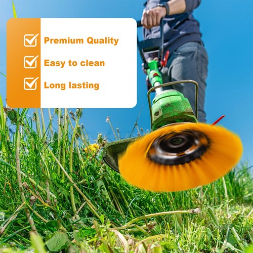 8 Inch Weed Brush Mowing Head Nylon Wire Wheel Trimmer Brush for Brush Cutter - Picture 17 of 20