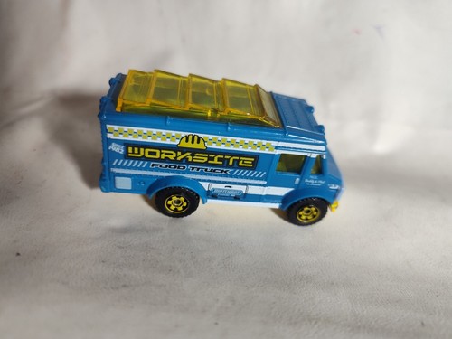 Blue Matchbox MB999 Worksite Food Truck - Pre-Owned - Picture 6 of 11