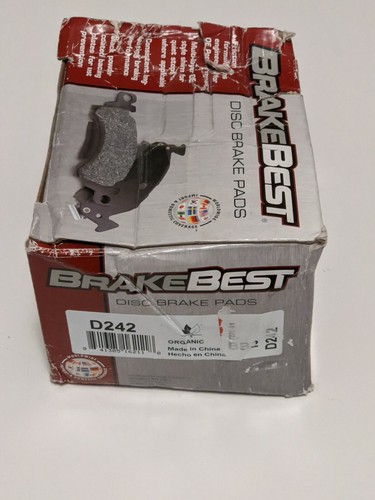 BrakeBest D242 Organic Front Disc Brake Pads Chevrolet Geo Toyota *Read* - Picture 3 of 3