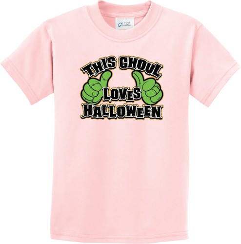 Kids This Goul Loves Halloween T-Shirt - Picture 20 of 25