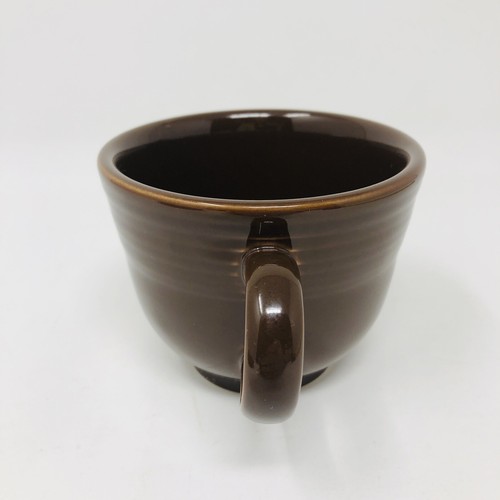 Fiesta Fiestaware Coffee Tea Cup and 6" Saucer Set in CHOCOLATE Brown Autumn - Picture 5 of 18