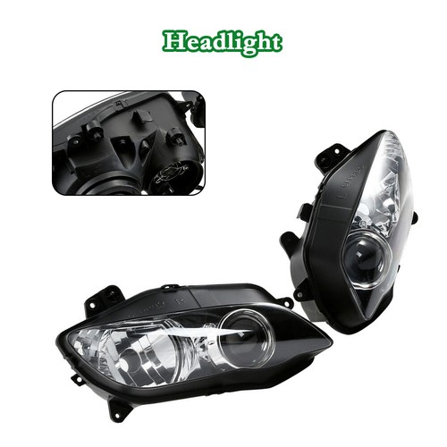 Headlight Head Lamp Assembly Motorcycle Housing New Black For Yamaha YZF R1 2005 - Picture 16 of 20