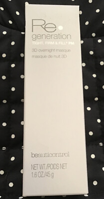 BeautiControl Regeneration Tight, Firm, & Fill PM 3D Overnight Masque! 1.6 oz.
