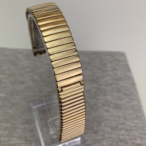 Vintage JB Champion Watch Bracelet Gold Filled Stretch Band Stainless 16mm USA - Picture 4 of 19