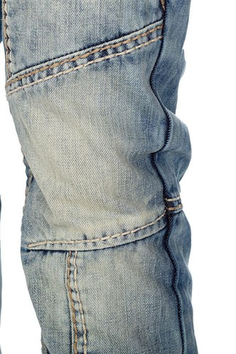 Pantalón vaquero de hombre Cipo & Baxx mezquino costura gruesa decoración streetwear - Imagen 8 de 10