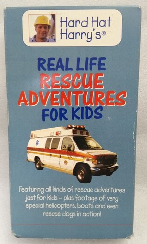 VHS Real Life Rescue Adventures For Kids Hard Hat Harry (VHS, 1995) - Picture 3 of 7