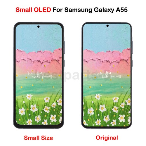 For Samsung Galaxy A55 5G A556 LCD/OLED Display Screen Assembly Black Iceblue - Afbeelding 2 van 25