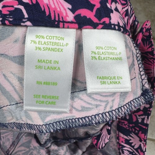 Lilly Pulitzer Hose Damen 4 Rosa und Lila Tropical Floral Print Bunt - Bild 8 von 9