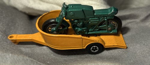 Vintage - Matchbox Superfast Honda Motorrad Anhänger - No 38A - Cycle Trailer