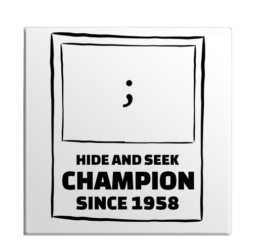 Semi Colon Programmiersprache Programmierer Code Computer Kühlschrankmagnet - Bild 1 von 7