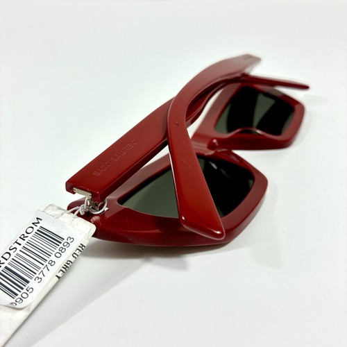Saint Laurent Cat Eye Sonnenbrille 52 mm Rot SL 467 BRANDNEU SL476 Grau Sommer - Bild 15 von 21