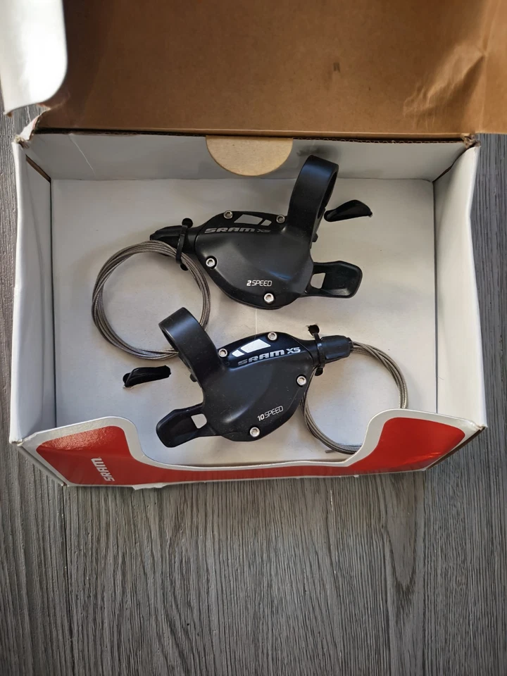 SRAM X5 Trigger Shifter Set 2x10 (Front And Rear Shifter) - Black - New - Image 4 of 4