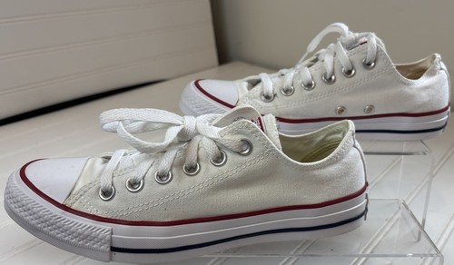 Women’s Converse Chuck Taylor All Star Low White Size 7.5 - Picture 3 of 10