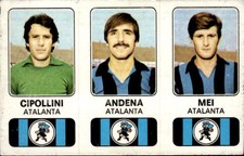 1976/77 Panini Footballers Figure # 314 Onions / Andena / Mei Atalanta