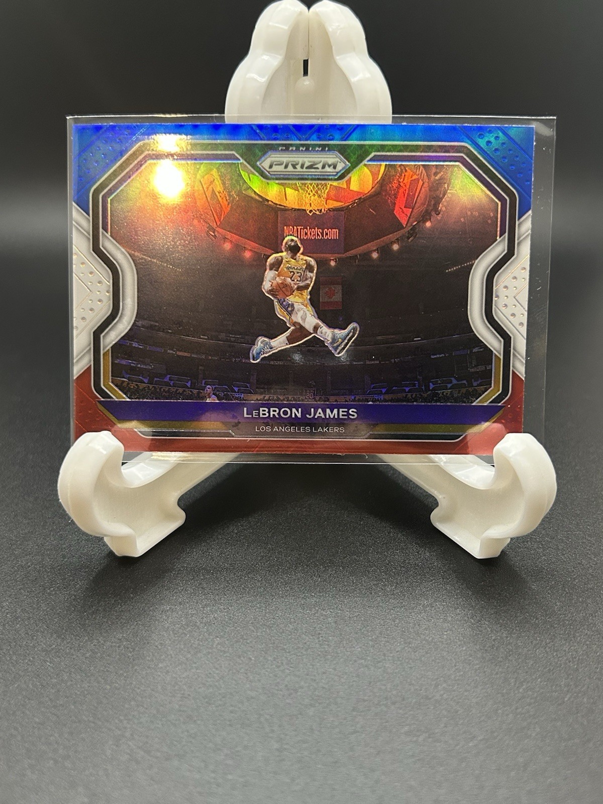 LeBron James 2020 Prizm #1 Red White Blue Price Guide