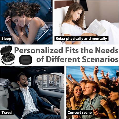 Ohrstöpsel Zum Schlafen, Geräuschunterdrückende Silikon Ohrstöpse, 50 Db, Weich - Bild 5 von 6