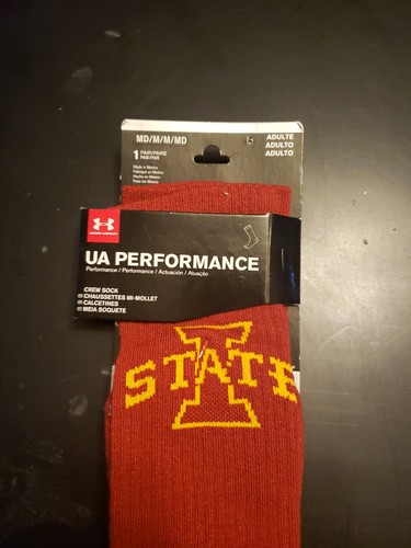 NEU Iowa State University HERREN NCAA Under armour Performance SOCKEN Größe MED 1 Pa - Bild 14 von 17