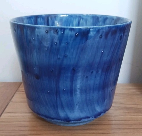 Blue Glazed Porthmadoc, Wales Studio Pot