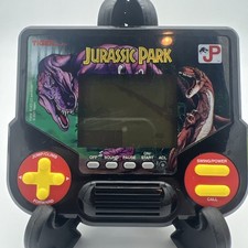 Jurassic Park LCD Handheld Tiger Electronics Video Game Hasbro Tested & Working