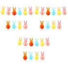 3pcs Bunny Wabe Design Hanging Flag Osterpapier Banner Osterdekoration