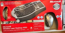MICROSOFT Advanced ERGONOMIC Laser Desktop 4000 KEYBOARD  MOUSE Factory SEALED