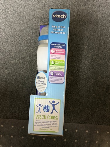 VTech Sing It Out Karaoke Microphone Party Lights Flash To Music Bluetooth Toy - Picture 4 of 5