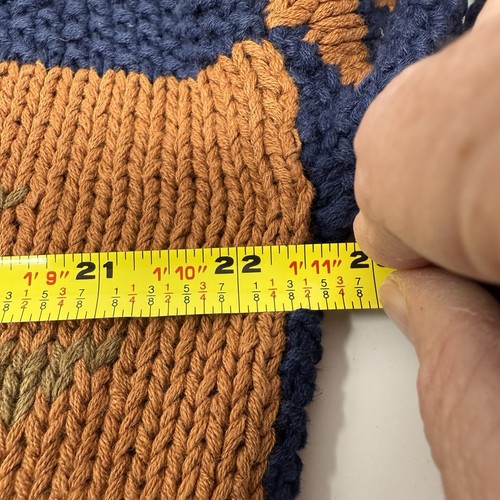 Vintage Ralph Lauren Sweater Pullover Multi-colored HAND KNIT 1980’s Sz Large - Picture 4 of 7