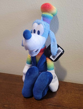 Just Play Disney Rainbow Collection 9" Goofy Plush Pride NEW 
