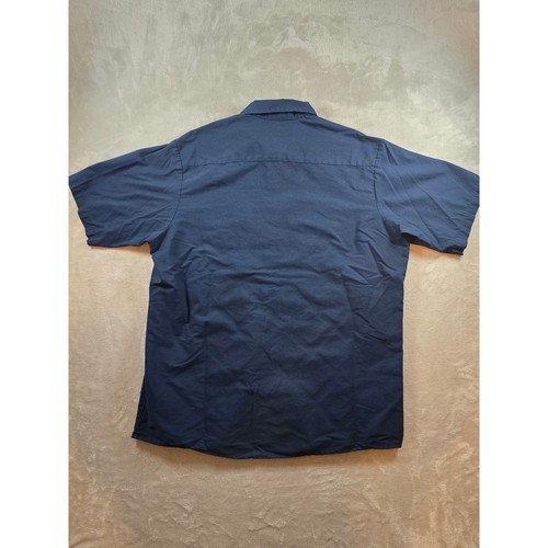 Camisa Wear-Guard Para Hombres XXL 2XL Azul Manga Corta Abotonada Uniforme de Trabajo Hecho en EE. UU. - Imagen 7 de 8