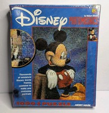 Disney Photomosaics Mickey Mouse 1000 Piece Jigsaw Puzzle Sealed