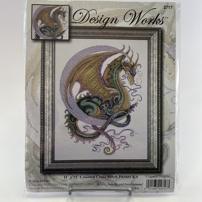 Design Works / Joan Elliott Counted Cross Stitch Kit ''Celestial Dragon'' #2717