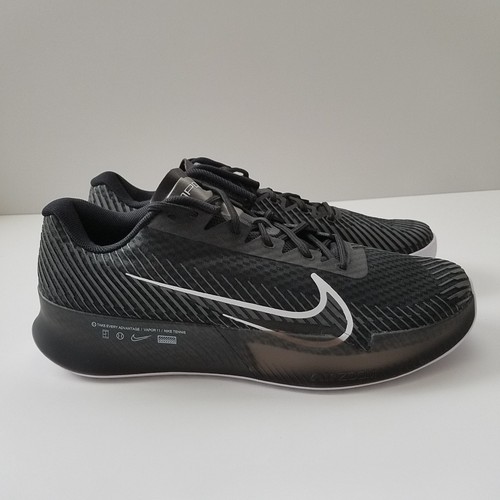 Nike Court Air Zoom Vapor 11 HC "Negro Blanco" - Para hombres Talla 8 - DR6966-002 - Imagen 2 de 9