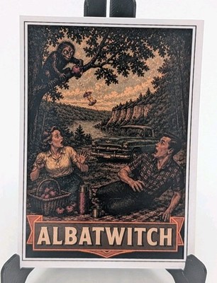Albatwitch ACEO Trading Card - Cryptids of the American Wilds. Lancaster Pa