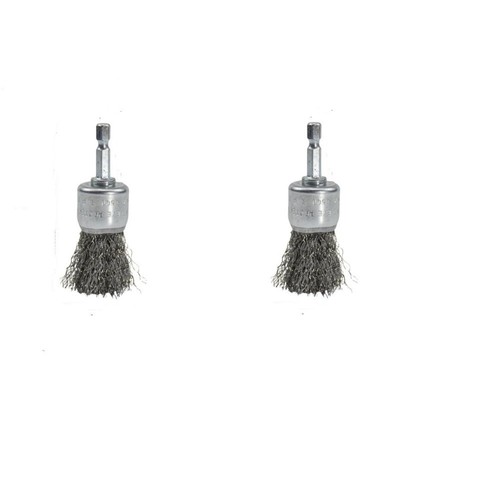 2pcs Wire Brush Metal Rust Removal Wire Wheel Electric Drill Grinding Brush - Picture 2 of 5