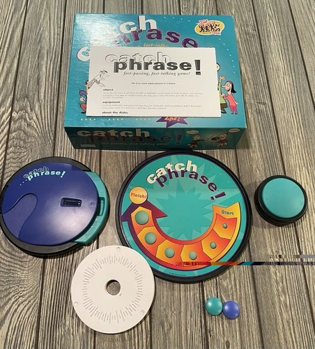 Original Catch Phrase Board Game Vintage 1994 Parker Brothers Works Complete