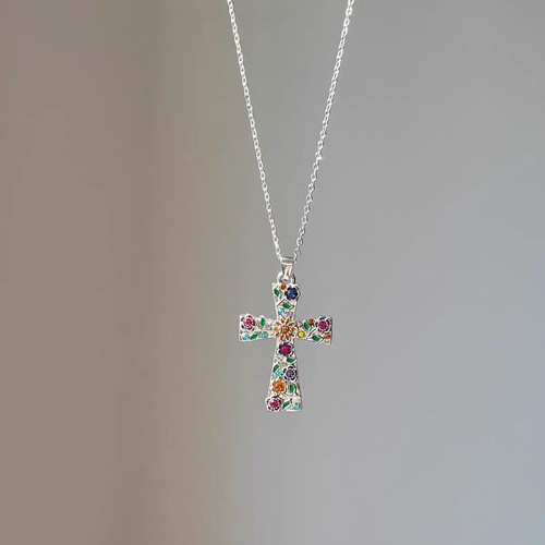 New high-end trendy cartoon-style draped sweater decorative necklace - Picture 2 of 5