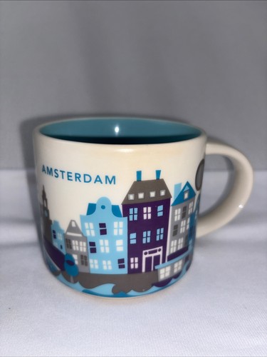 Starbucks AMSTERDAM City You Are Here YAH Collector Series Coffee Mug 2019 14 OZ - Imagen 2 de 8