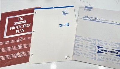 Subzero 500 Series Planning And Installation ￼ Manuals