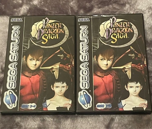 Panzer Dragoon Saga PAL version tested working Sega disc 1-2, 3-4 free shipping
