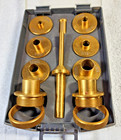 RIDGID BRASS ROUTER BUSHING SET 10 Piece 3/8" to 3/4" Woodworking Crafts Hobby